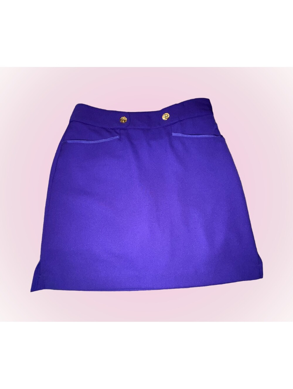 Womens Size 4 / Small Purple EP Pro Skort | Gold Buttons